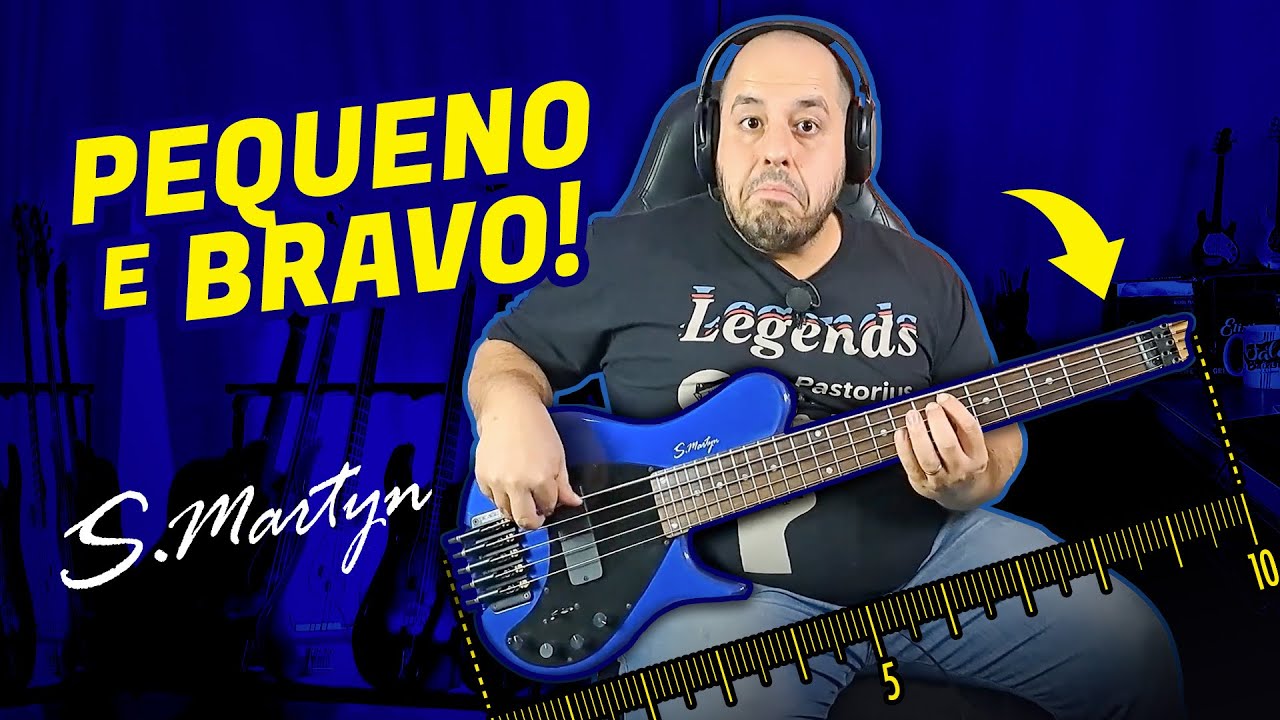 O PRIMEIRO BAIXO SHORT SCALE NO CANAL / S. MARTYN LITTLE MAN - REVIEW #85