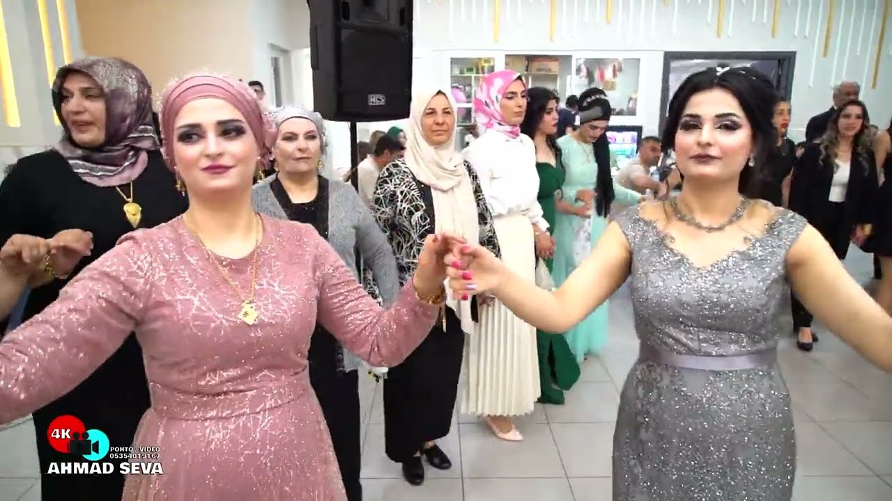 اعراس عفرين في ازمير حفل زفاف ابن استاذ حسين كلان من قرية قرمتلق رشيد & نيروز جزء الثالث