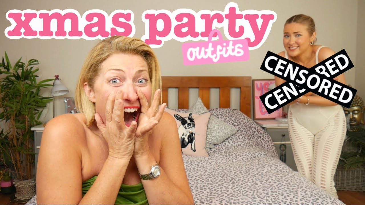 *shocking* CHRISTMAS PARTY OUTFITS!! mum vs daughter