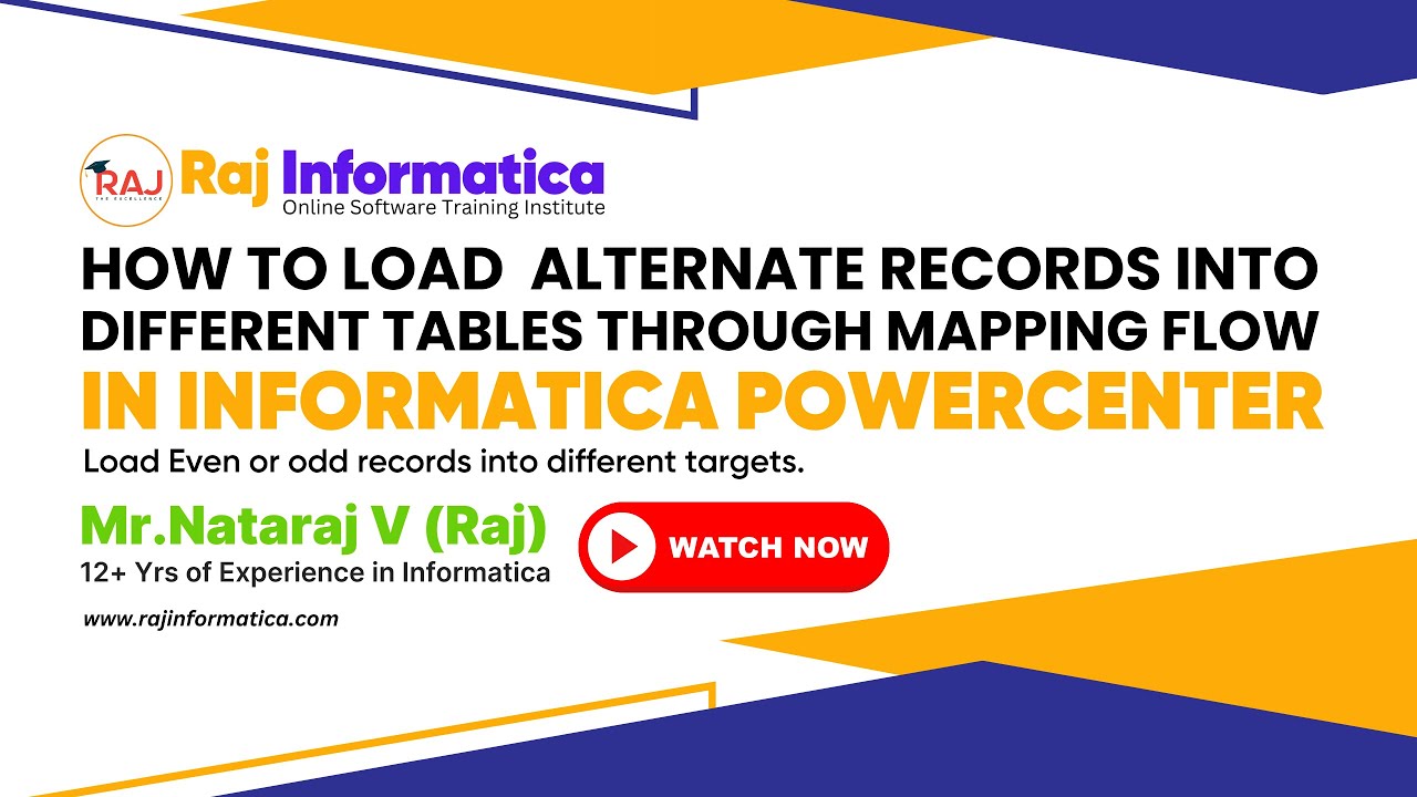How to load Alternative records to 2 targets in Informatica Powercenter , Load Even and Odd Records