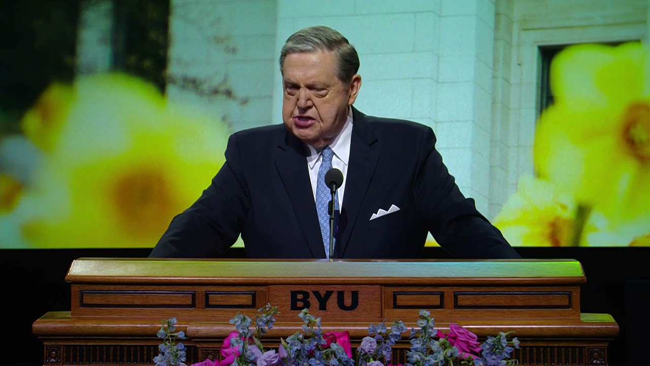 Elder Holland at BYU: 