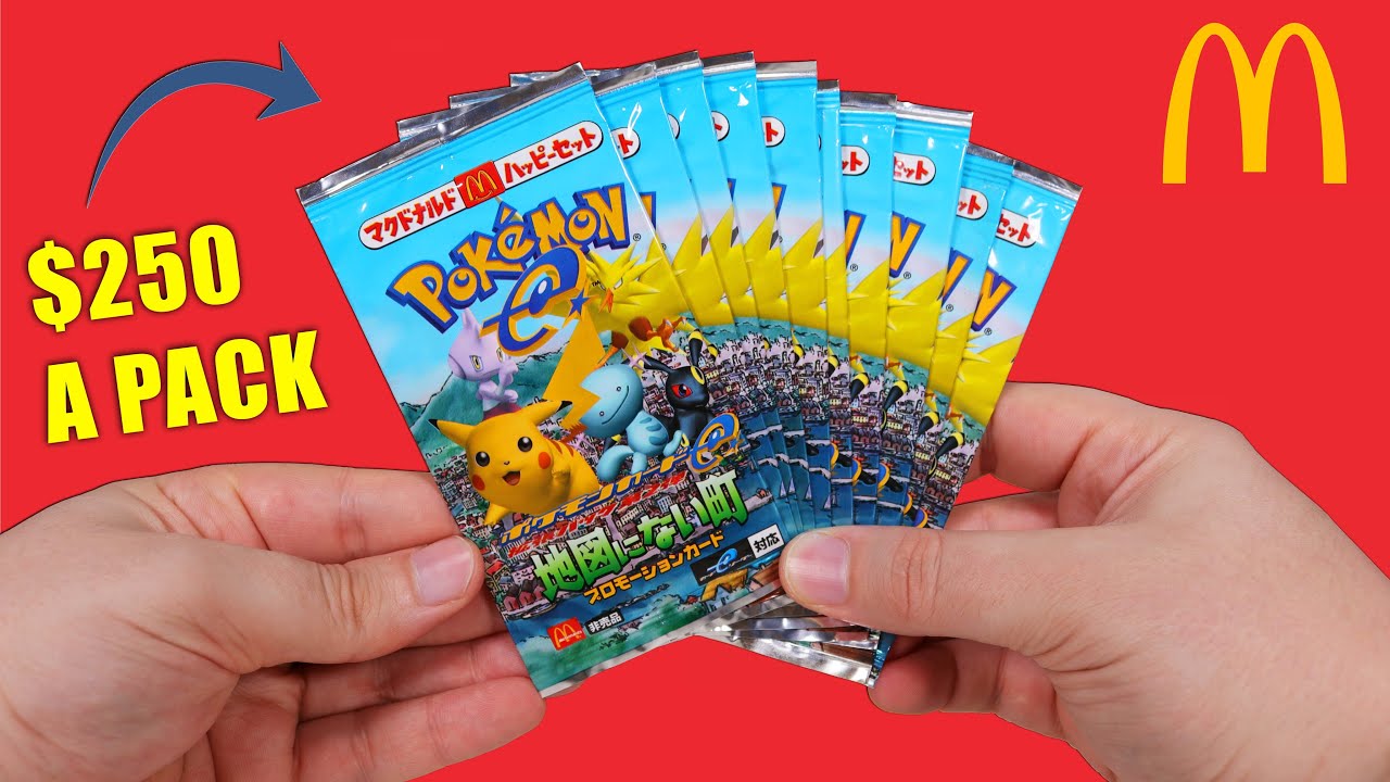 Opening 10 Pokemon McDonald's Booster Packs ($250 a Pack)