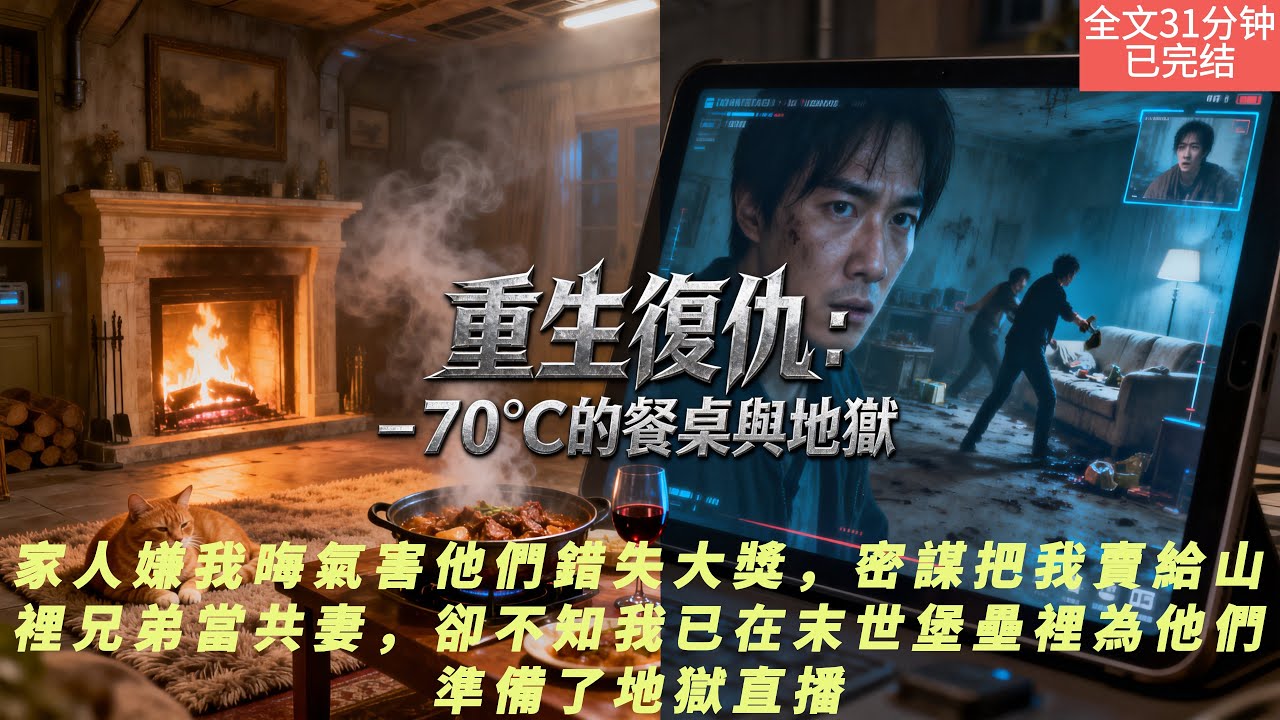 【全文三十一分鐘已完結|一口氣看末世生存系列】家人嫌我晦氣害他們錯失大獎，密謀把我賣給山裡兄弟當共妻，卻不知我已在末世堡壘裡為他們準備了地獄直播