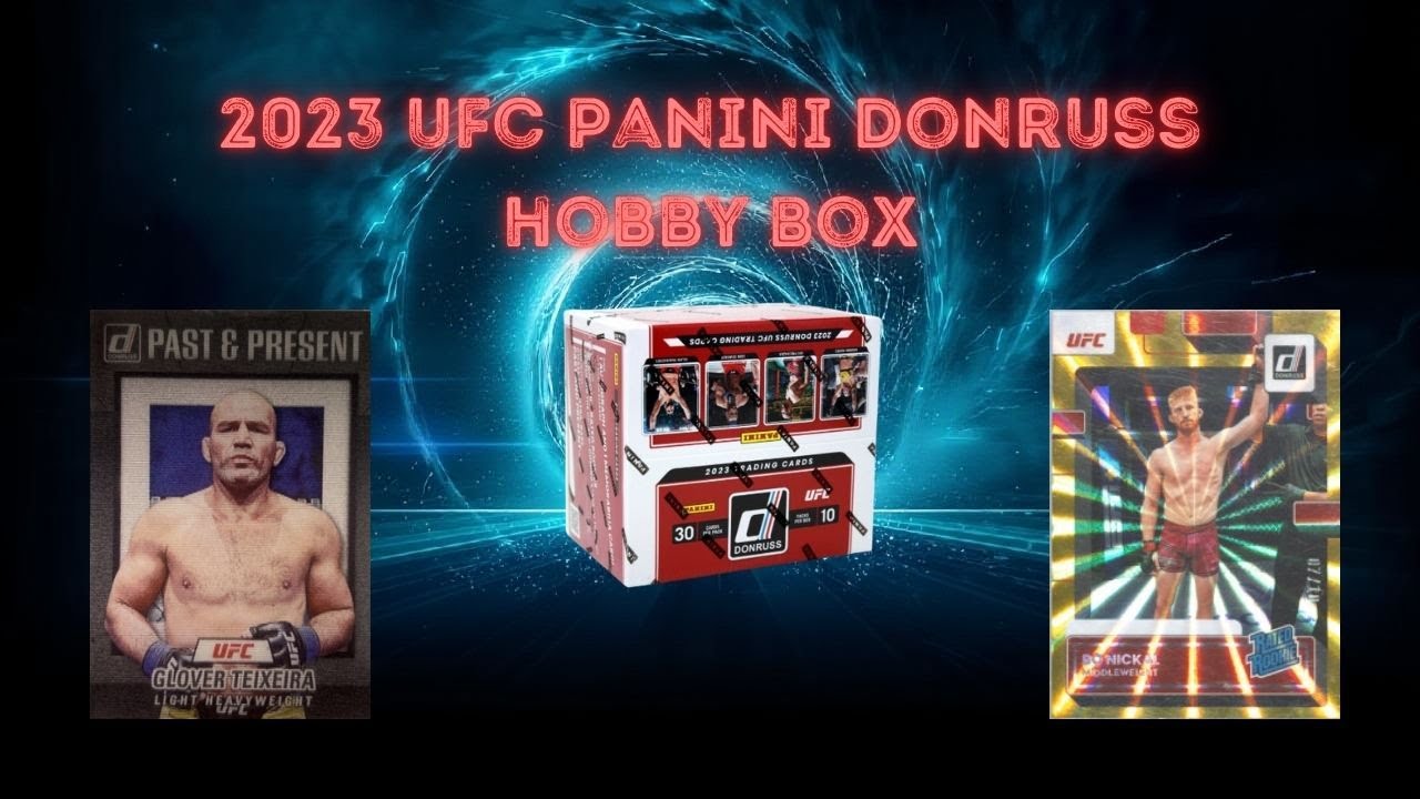 2023 UFC Panini Donruss Hobby Box I love Gold!