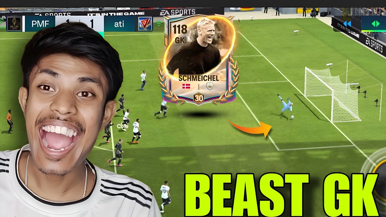 113 ШМАЙХЕЛЬ потрясающий 🔥☠️ ЛУЧШИЙ ВРАТАРЬ В FC MOBILE || SCHMEICHEL FC MOBILE