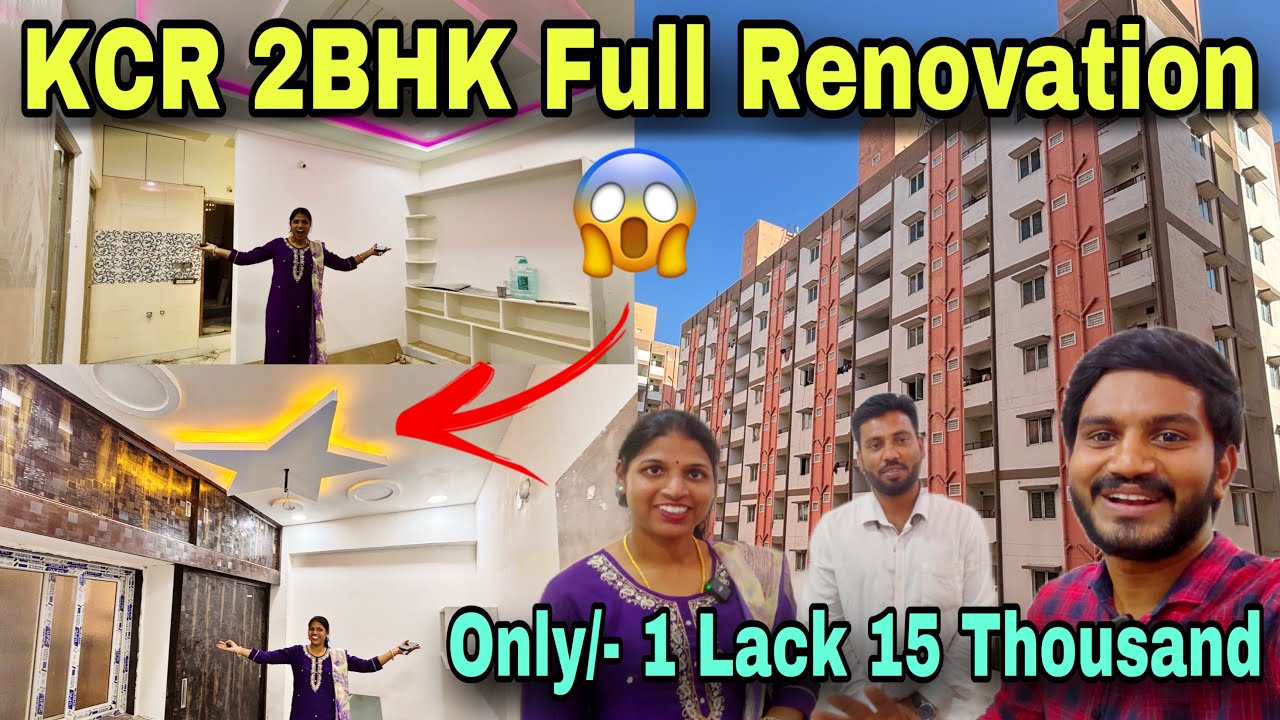 KCR 2BHK Full Renovation || Starting Only/- 1 Lack 15 Thousand😱😱 || it’s me Laya || Vinay Kanna