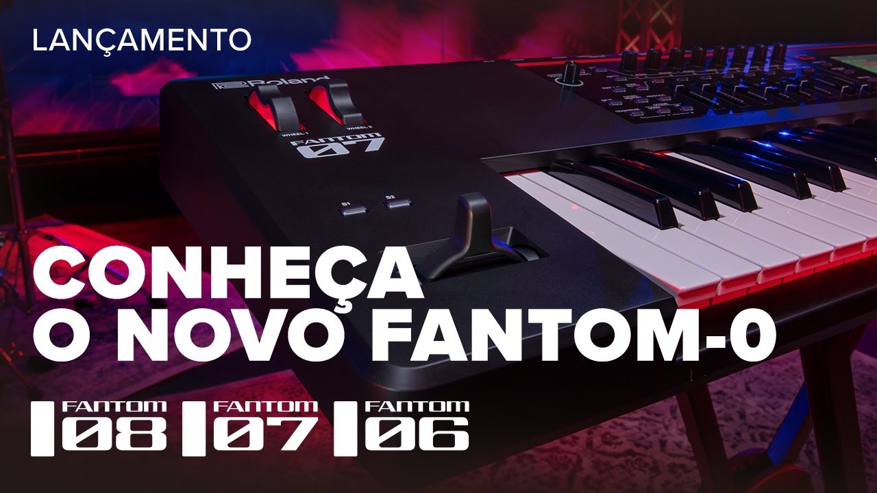 Roland FANTOM-0 - Visão Geral em português