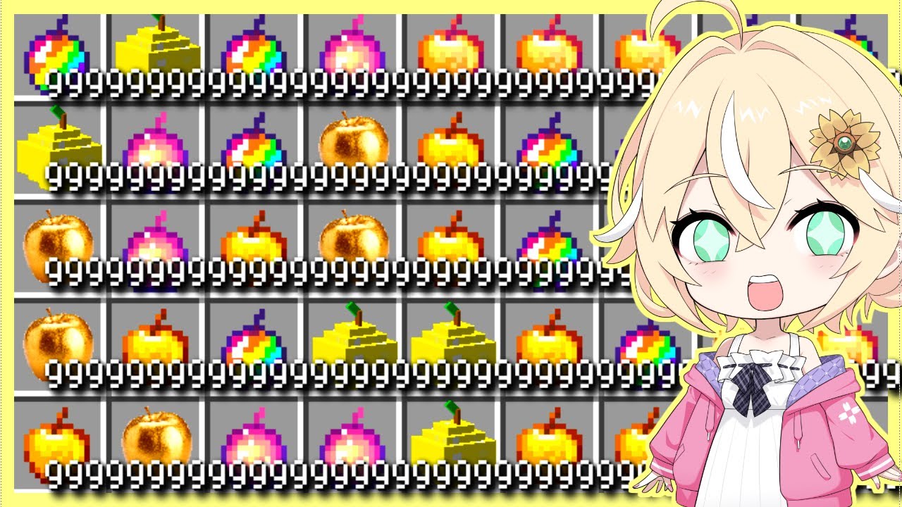 金のリンゴ１億個あつめるまで終われないマインクラフトがヤバすぎた！！【ゆっくり実況】