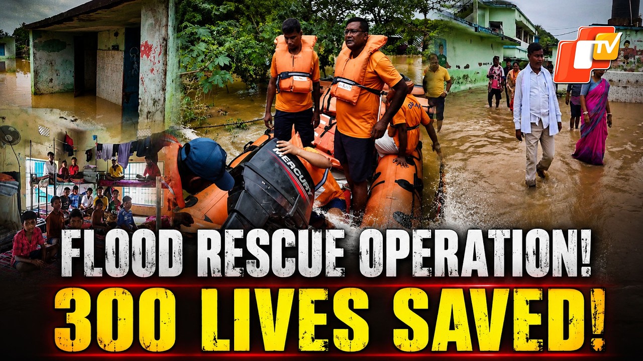 Big Rescue Operation In Kendrapara: ODRAF Saves 300 Stranded Students