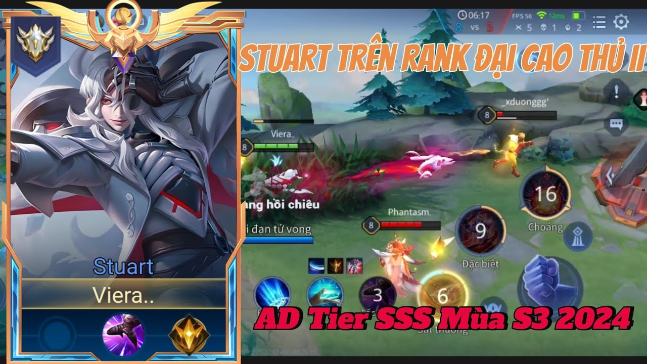 LỐI Đ&Aacute;NH STUART SI&Ecirc;U KHỎE Đ&Egrave; ĐƯỜNG KH&Ocirc;NG CHO AD TEAM BẠN ĐƯỢC CHƠI GAME | LI&Ecirc;N QU&Acirc;N MOBILE