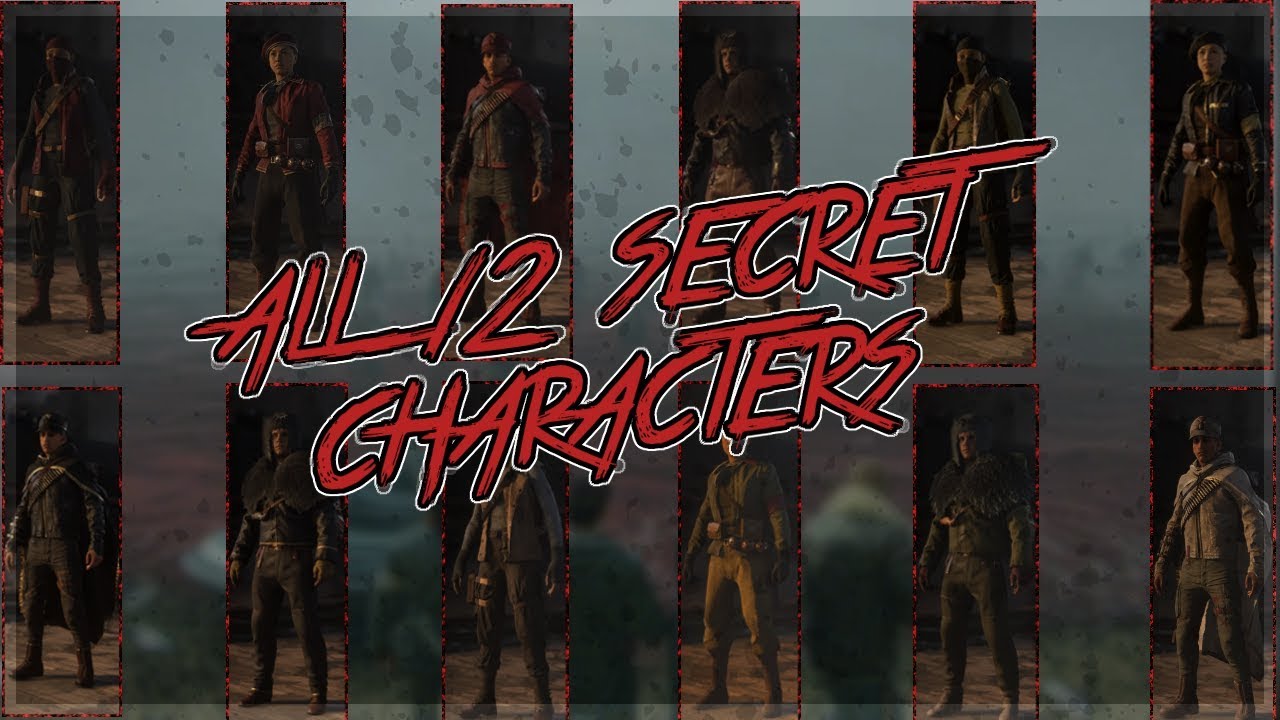 How To Unlock All The New Secret Characters On The Darkest Shore (COD WW2 Zombies)