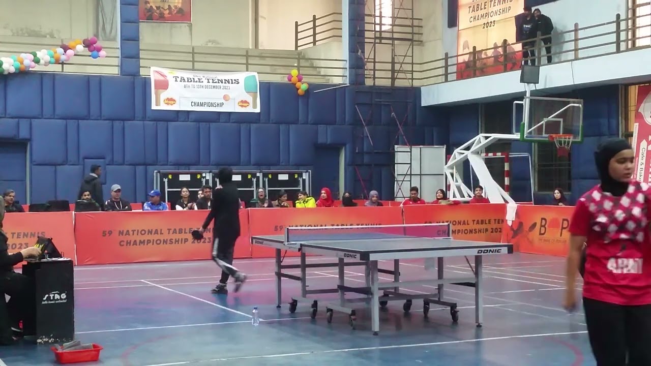 Hoor Fawad vs Haiqa Hassan || Women's Singles Final || 59th National Table Tennis Championship 2023