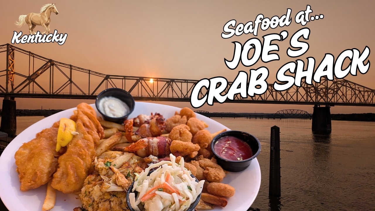 Ужин с прекрасным видом в ресторане Joe's Crab Shack в Луисвилле!