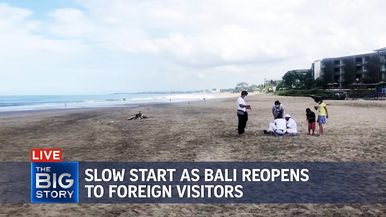 Slow, gloomy start as Bali reopens to foreign visitors | THE BIG STORY
