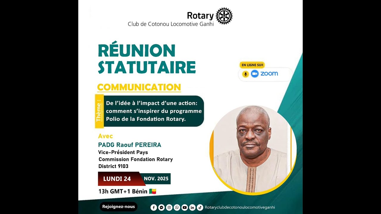 De l’idée à l’impact d’une action: s’inspirer du programme Polio de la Fondation Rotary--PAG Raouf P