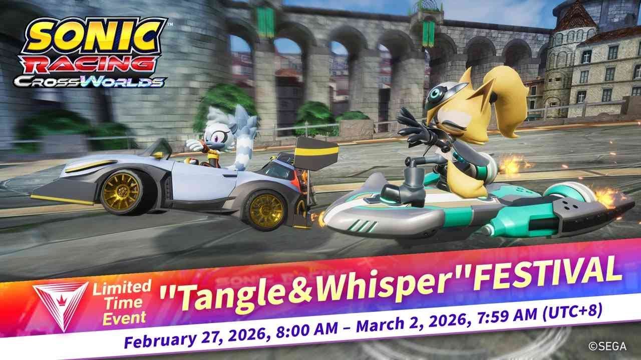 Sonic Racing CrossWorlds Tangle and Whisper Festival