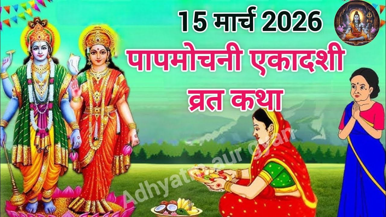 पापमोचनी एकादशी व्रत कथा  | Papmochani Ekadashi Vrat Katha @Adhyatm aur gyan