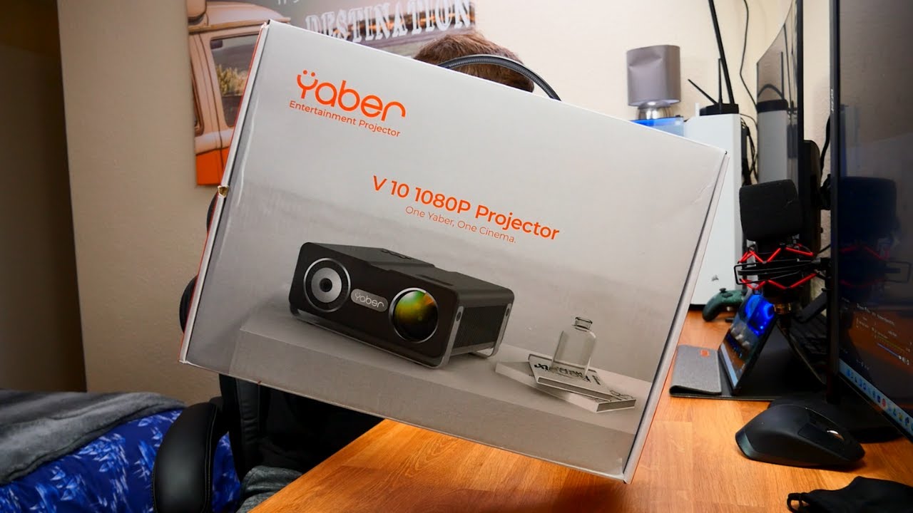 Unboxing and Review: YABER V10 Projector 5G WiFi 8500 Lumen