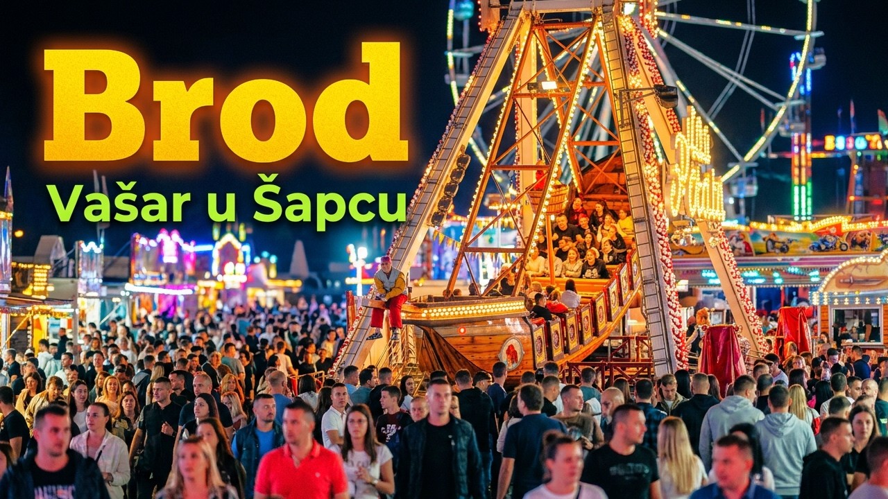 Vašar u Šapcu 2024 - Brod (Nave Pirata) 4K