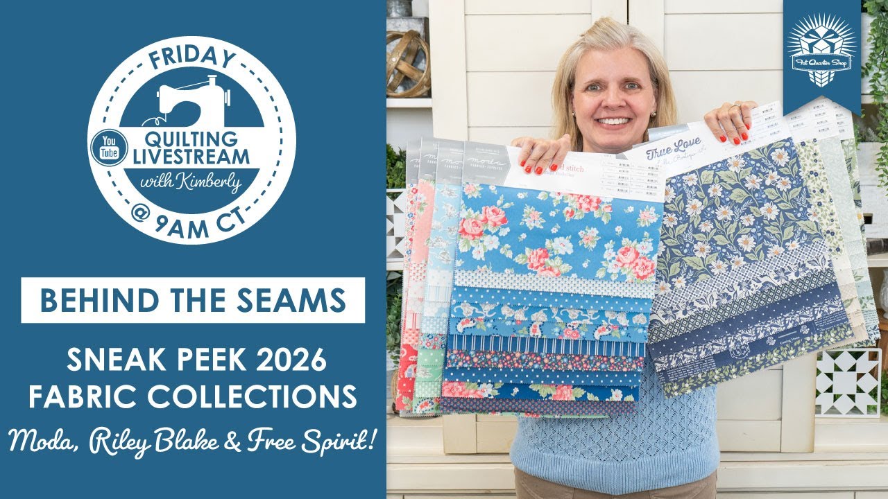 LIVE: Sneak Peek at Spring/Summer 2026 Fabric Collections! - Behind the Seams