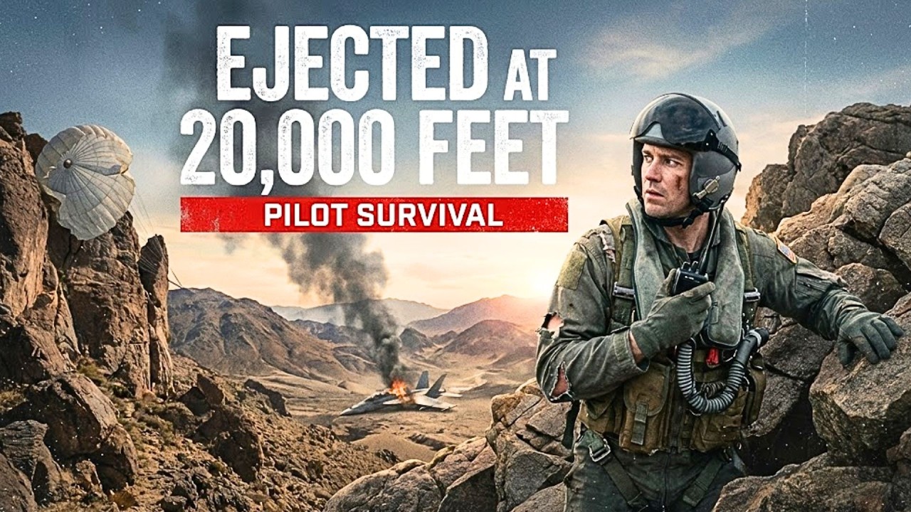 Ejected at 20,000 Feet: Pilot Survival in Enemy Territory After Fighter Jet Failure