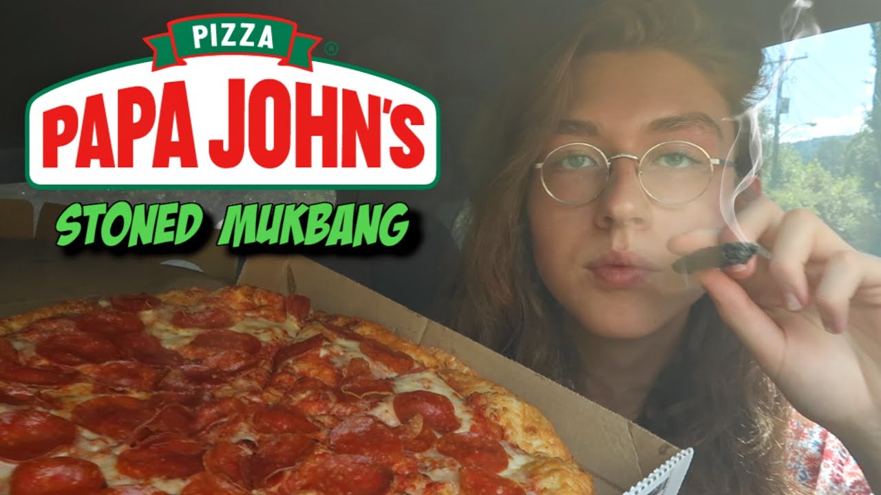 FAT BACKWOOD HOTBOX + PAPA JOHNS PIZZA MUKBANG