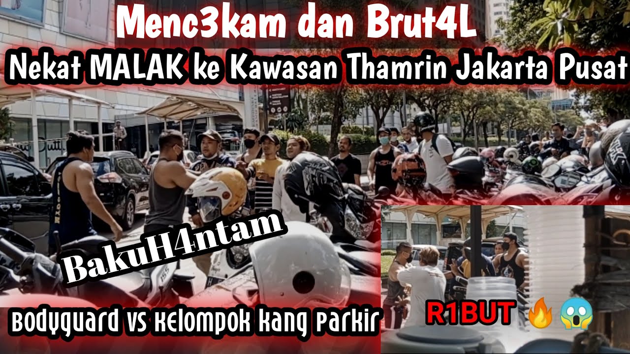 PRANK || nekat M4L*K ke kawasan Thamrin Jakarta Pusat || jatah keamanan || auto R1B*T 🔥😱