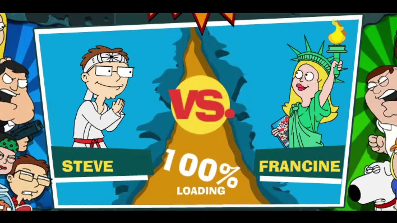 American Dad VS Family Guy Kung Fu II Turbo! - Steve