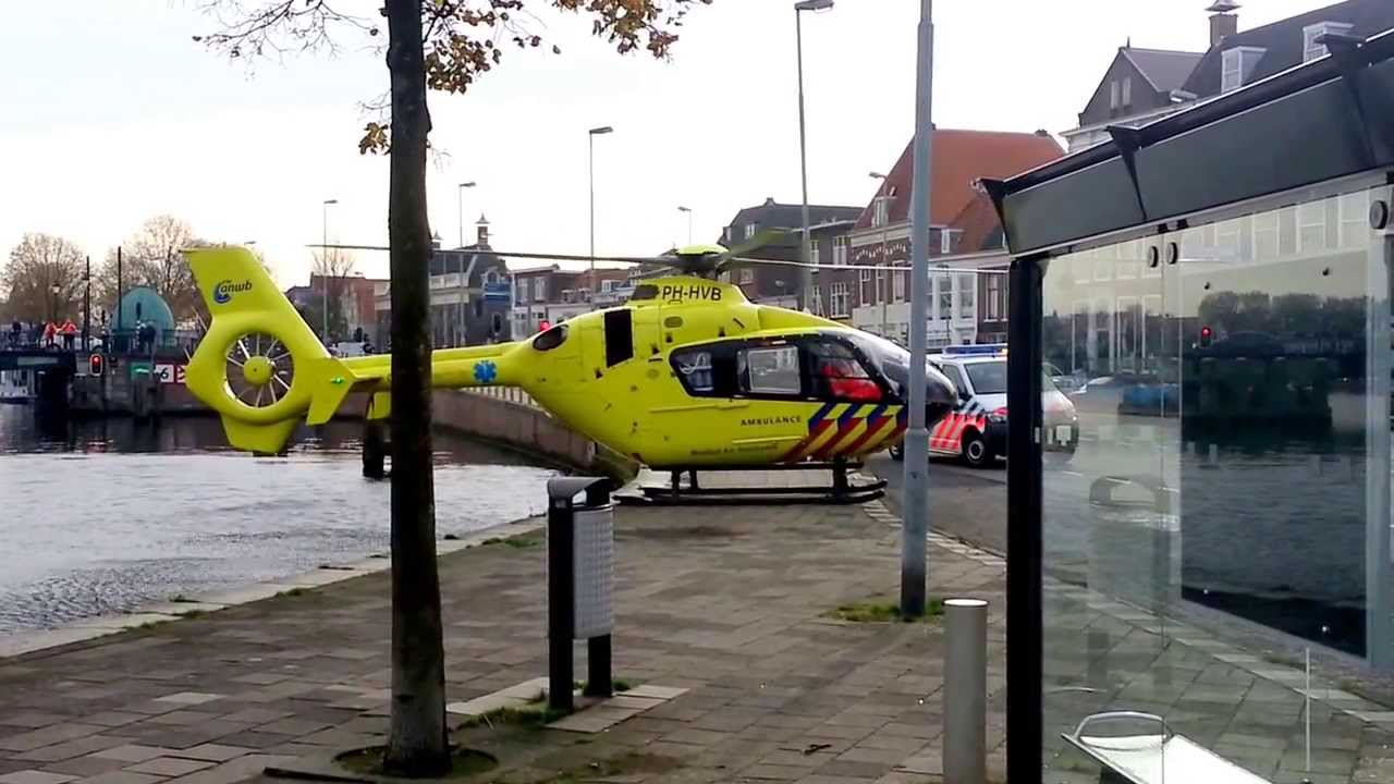 112 Haarlem Trauma helikopter op Koudenhorn