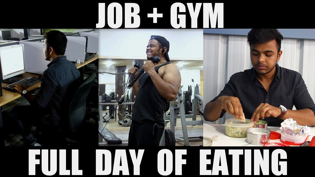 Full day of eating (JOB + GYM) | Indian Bodybuilding Diet