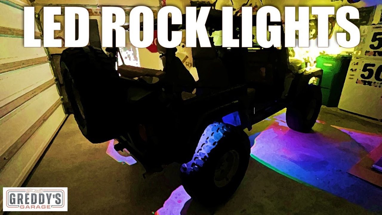 Rock Lights Installed on a Jeep Wrangler