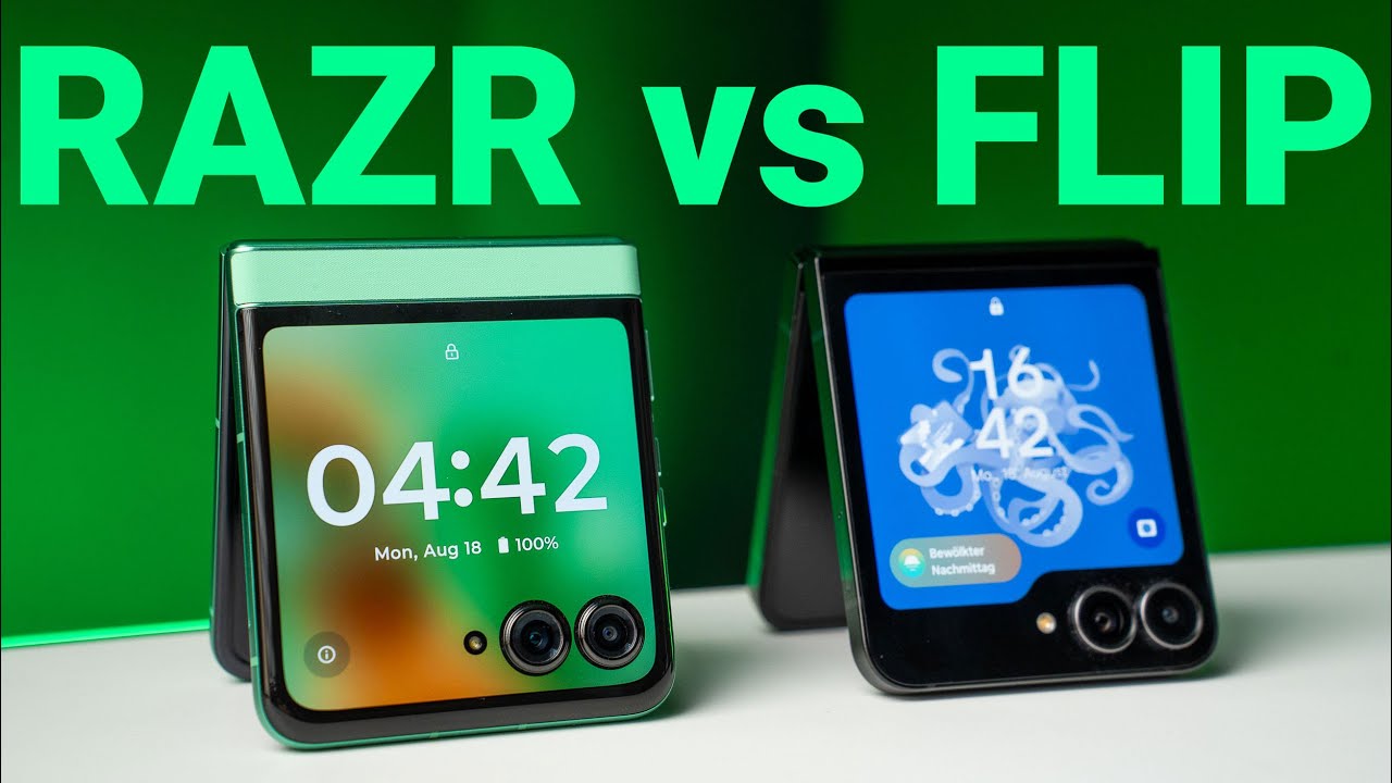 Motorola Razr 60 Test & Vergleich mit Galaxy Z Flip 7 FE