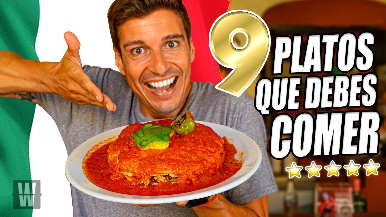 COMIDA de EXCELENCIA en M&Eacute;XICO 🇲🇽 9 PLATOS PREMIUM 🐽 Worldfando