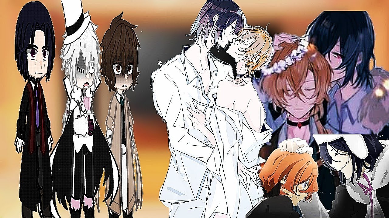 BSD react to fyodor/chuuya /Реакция БСД на Фёдор/Чуя. НА ЗАКАЗ