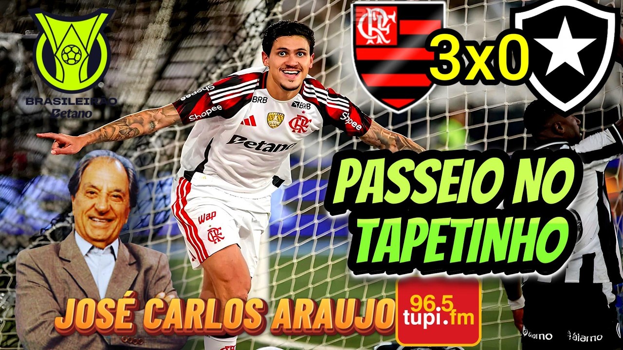 Flamengo 3 x 0 Botafogo JOSÉ CARLOS ARAUJO Brasileirão 2026