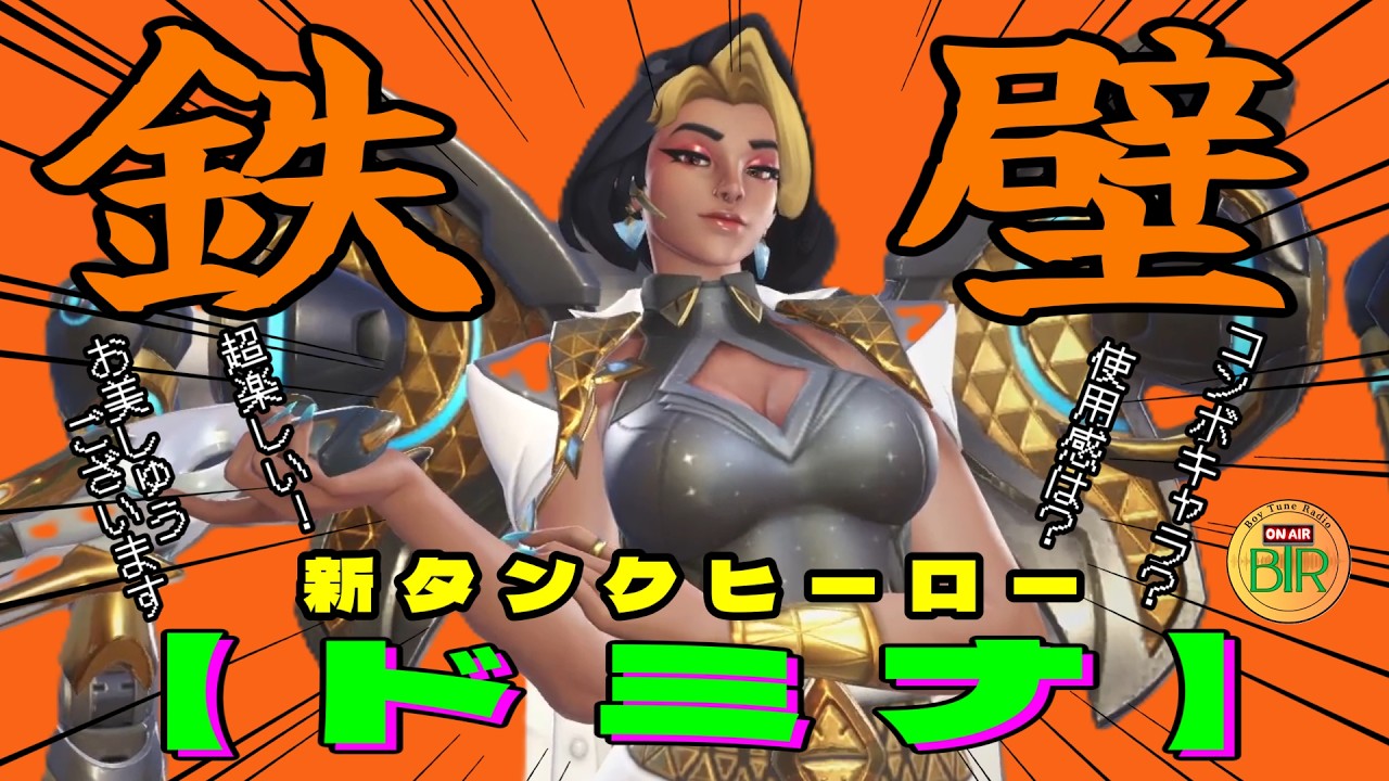 新タンクヒーロー【ドミナ】このヒーロー鉄壁！【Overwatch】