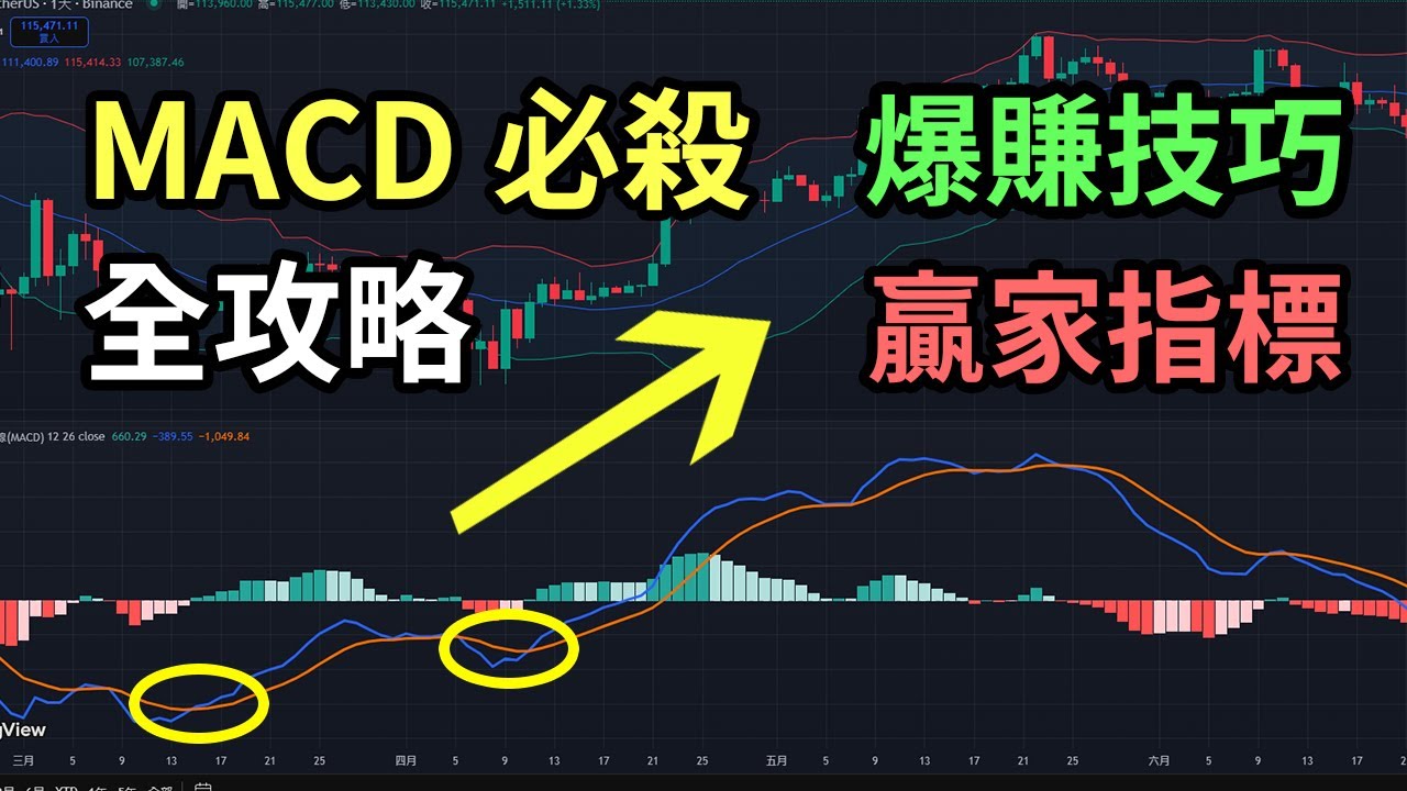【MACD 指標完全攻略】新手到高手必看！實戰用法+長短線技巧，附詳細目錄！#macd