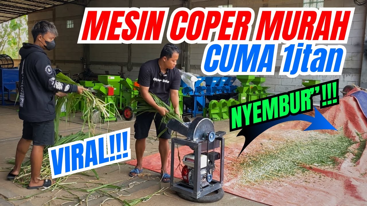 VIRAL !!! Mesin Coper Murah 1jtan Cacahan Rapi dan Cepat Nyembur&rdquo; !!! #mesincopermurah