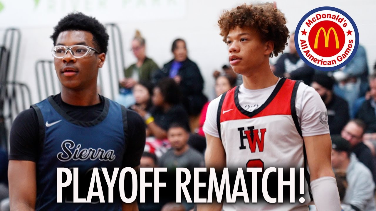 Bryce James vs McDonalds All American Trent Perry Harvard Westlake Sierra Canyon REMATCH!