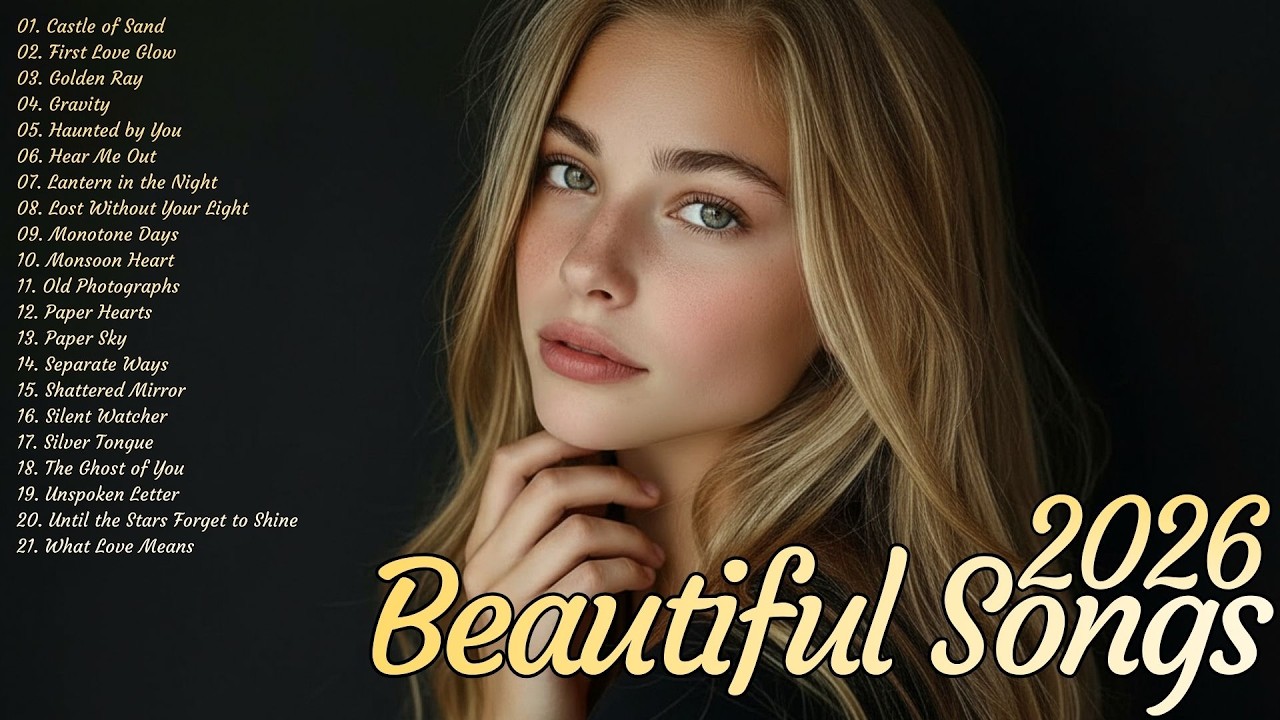 Love Songs Playlist 2026 💕 Soft & Elegant Romantic Melodies – Calm, Sweet & Emotional