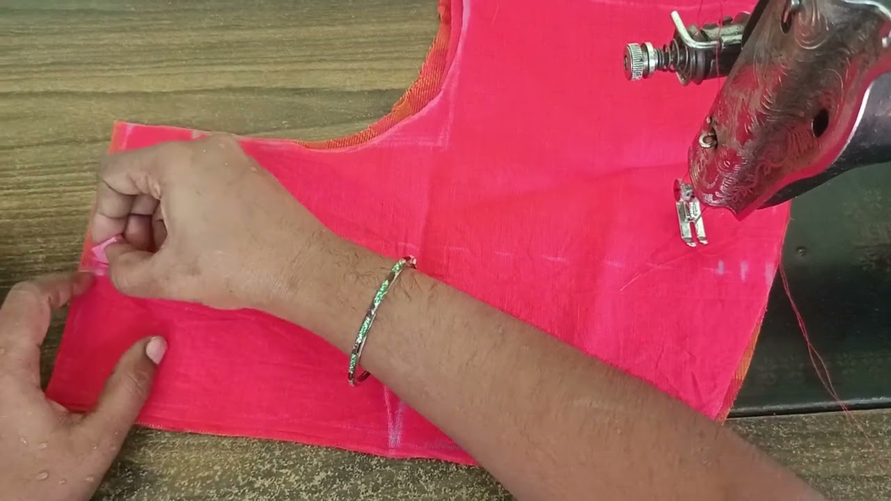 Simple Blouse Front Neck Marking