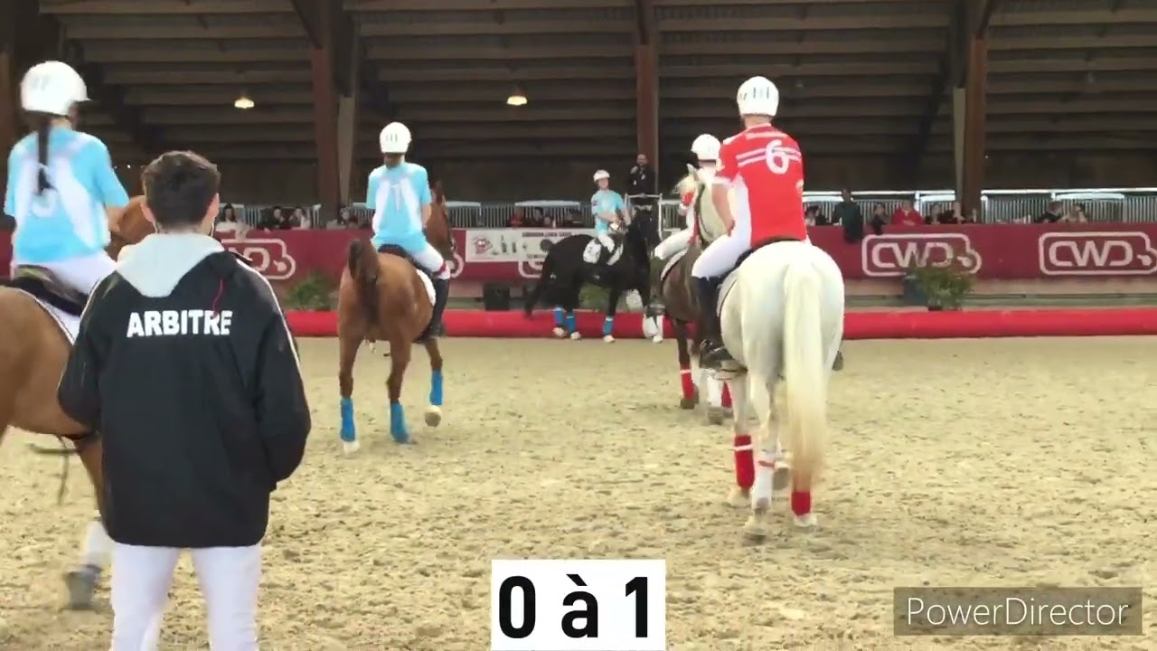 2024 03 VENDRES Horse ball cadets RHÔNE-ALPES vs MONTPELLIER