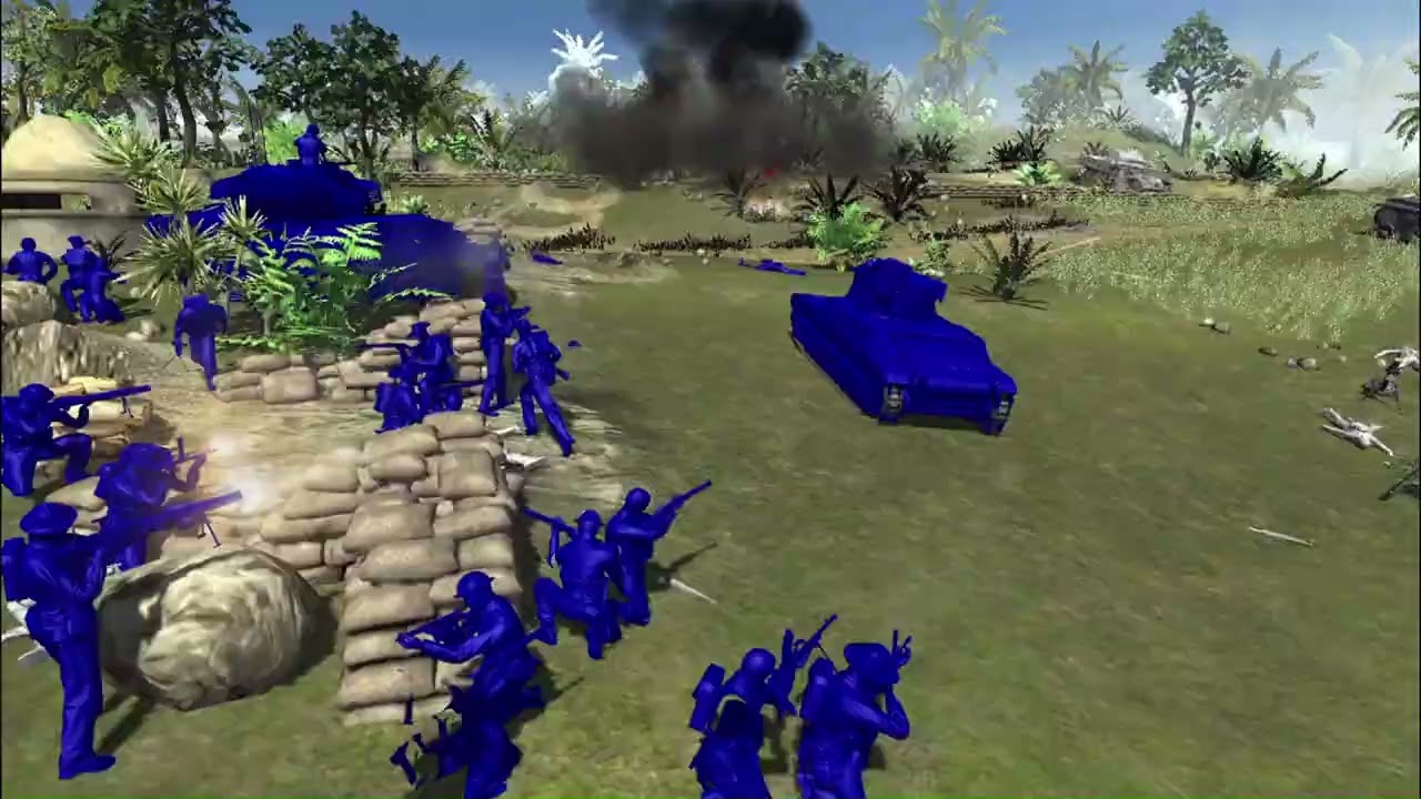 Men of War Army Men : Plastopian Wars Southern Blues Overrun Bloody Heart Ridge !