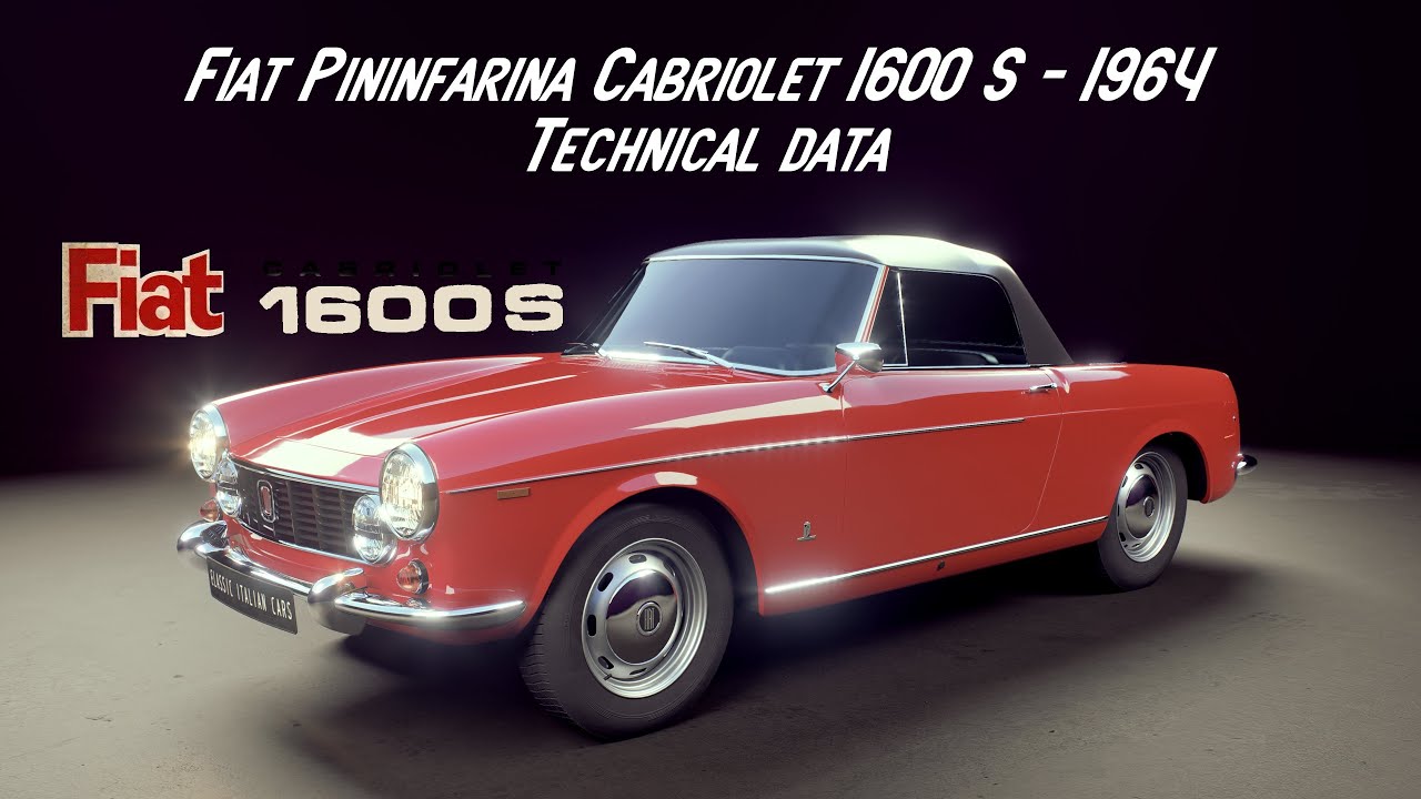 Fiat Pininfarina Cabriolet 1600 S - 1964