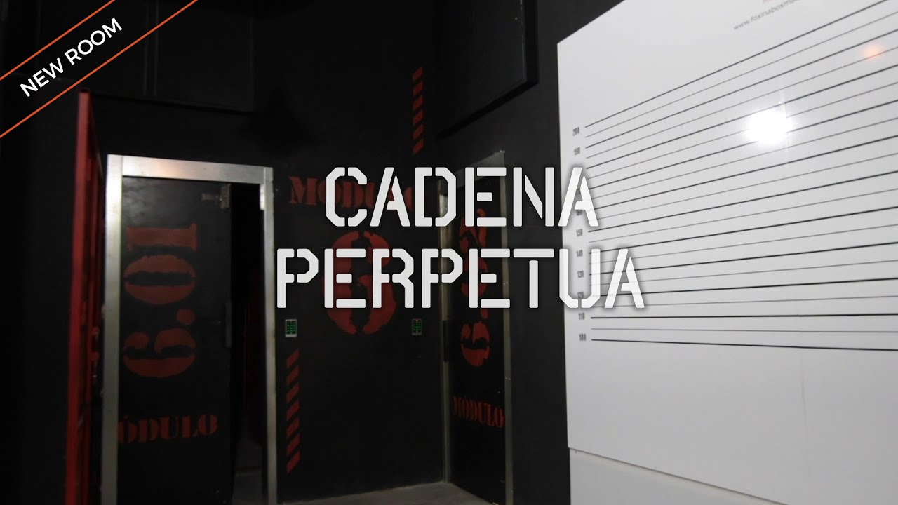 CADENA PERPETUA (Nueva sala de escape room en Fox in a Box Madrid)