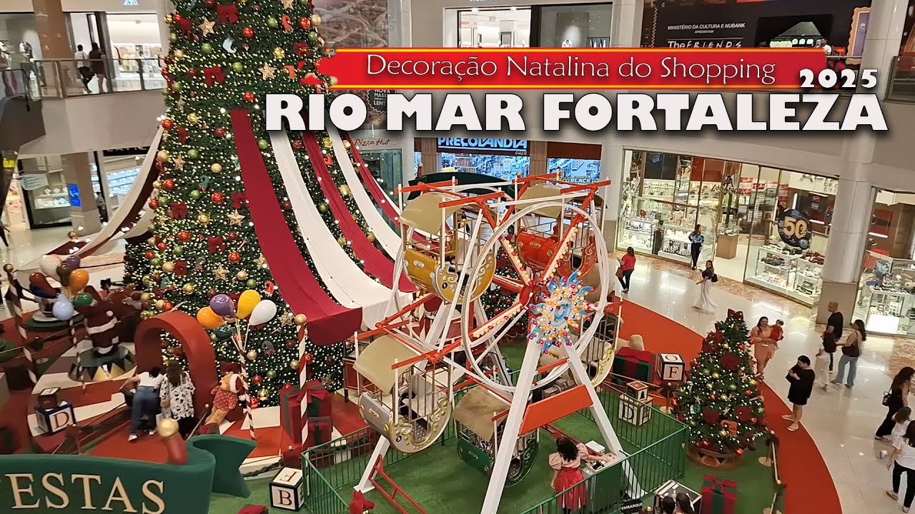 Decora&ccedil;&atilde;o Natalina SHOPPING RIO MAR FORTALEZA