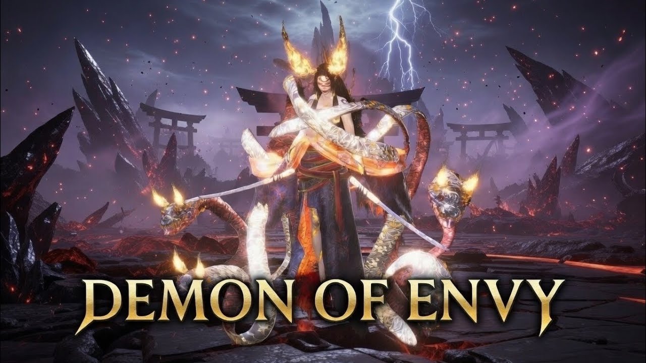 Nioh 3 - Демон Зависти - Разбор босса, анализ и руководство по слабым местам