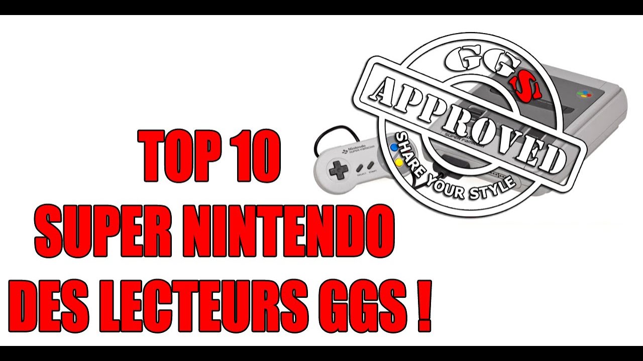 TOP 10 Super Nintendo des lecteurs GGS !
