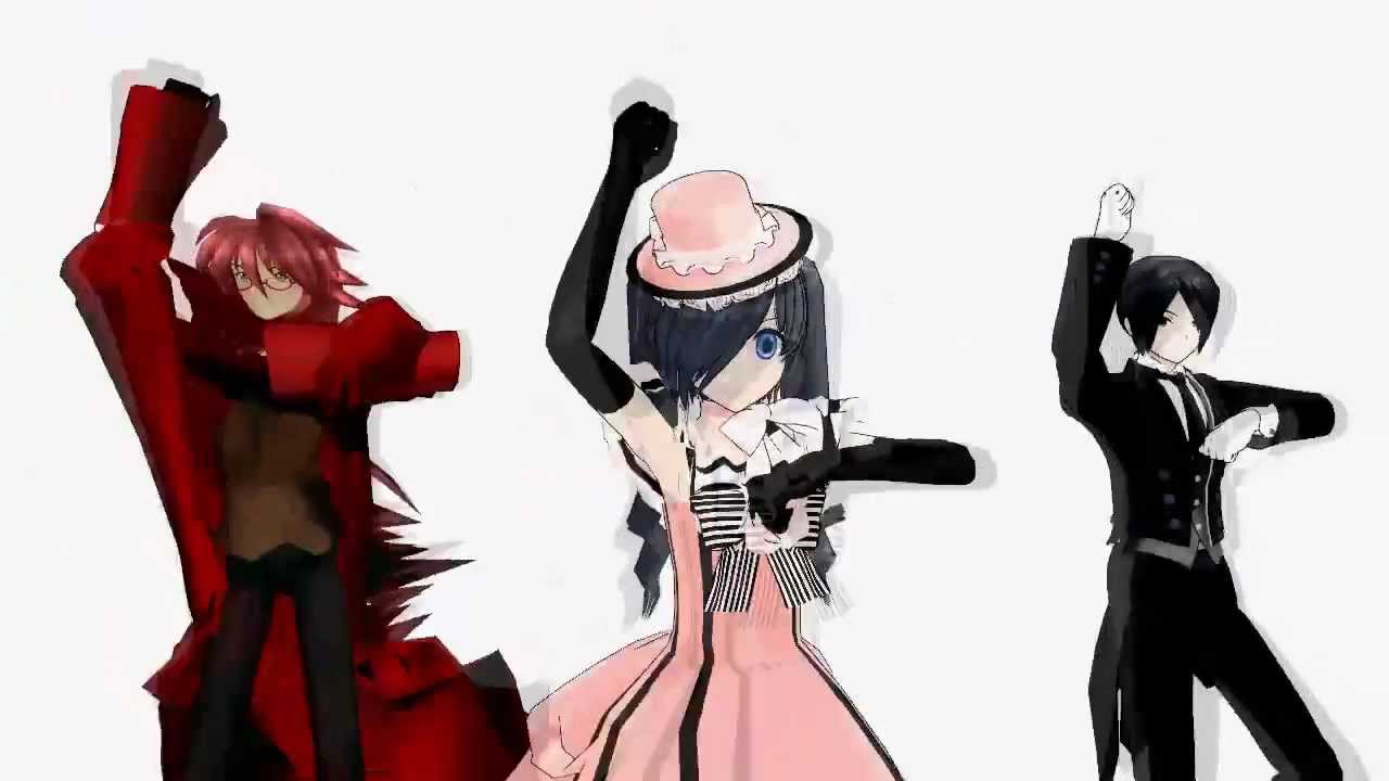 [MMD] Kuroshitsuji - Gangnam Style