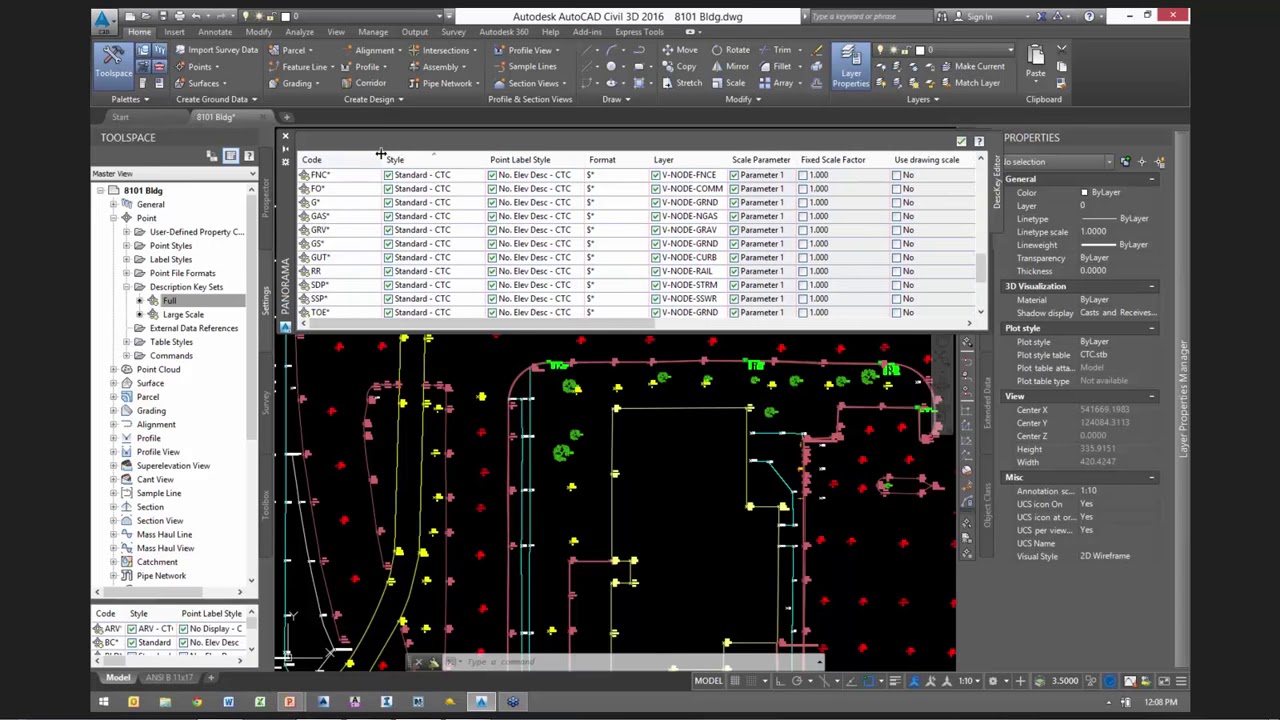 Managing Key Sets and Points in AutoCAD Civil 3D